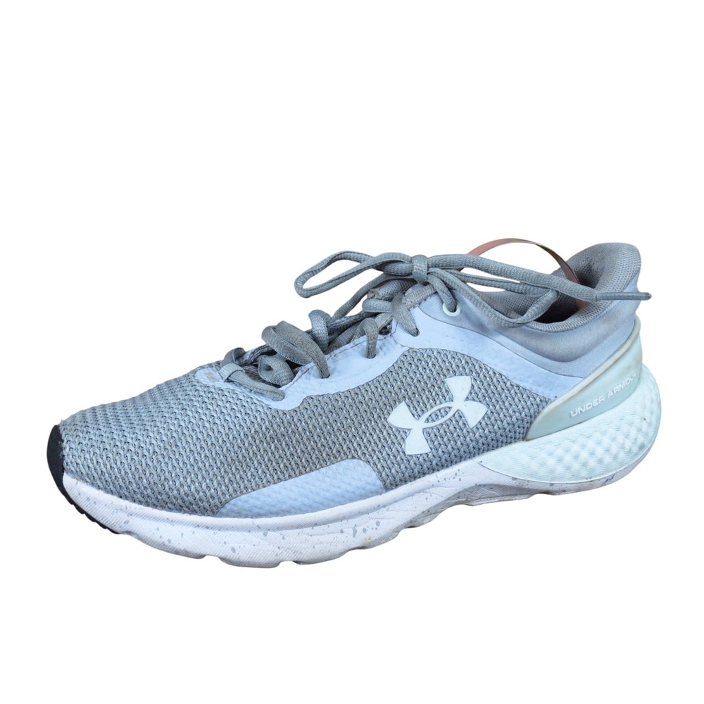 Under Armour Charged Escape 4 Womens Running Shoes Size 7.5 Athletic Gray White